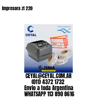 impresora zt 220