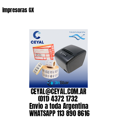 impresoras GX