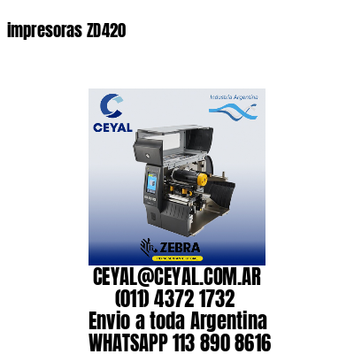 impresoras ZD420