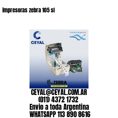 impresoras zebra 105 sl