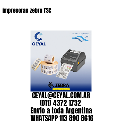 impresoras zebra TSC