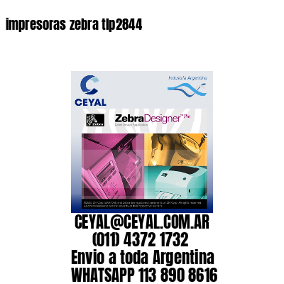 impresoras zebra tlp2844