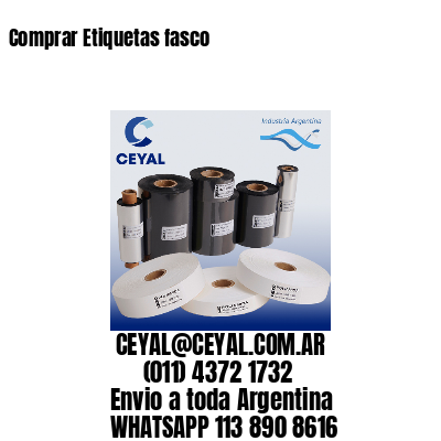 Comprar Etiquetas fasco