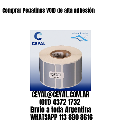 Comprar Pegatinas VOID de alta adhesión