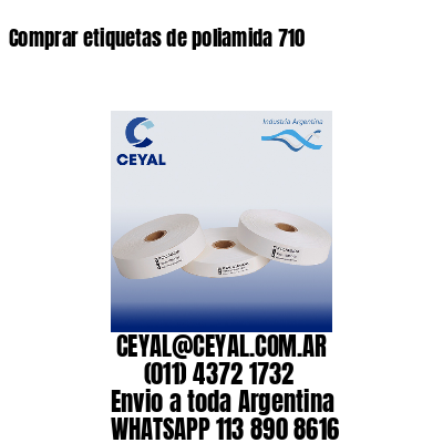 Comprar etiquetas de poliamida 710