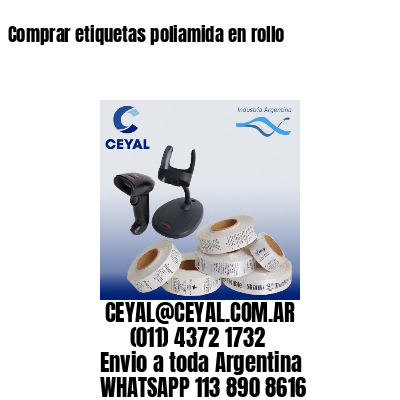 Comprar etiquetas poliamida en rollo