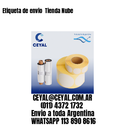 Etiqueta de envio  Tienda Nube