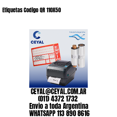 Etiquetas Codigo QR 110X50