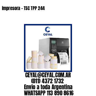 impresora – TSC TPP 244