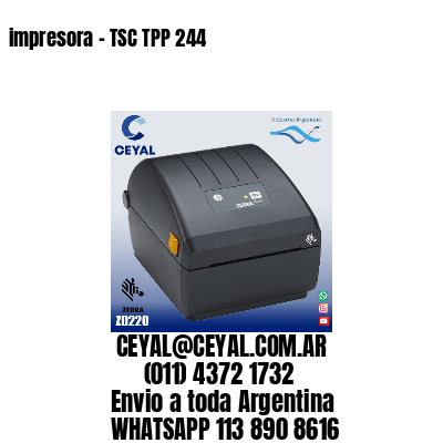 impresora – TSC TPP 244