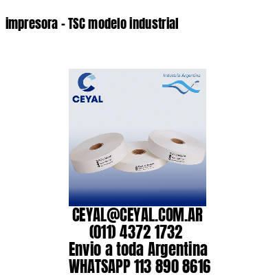 impresora – TSC modelo industrial