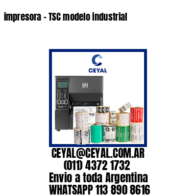 impresora – TSC modelo industrial