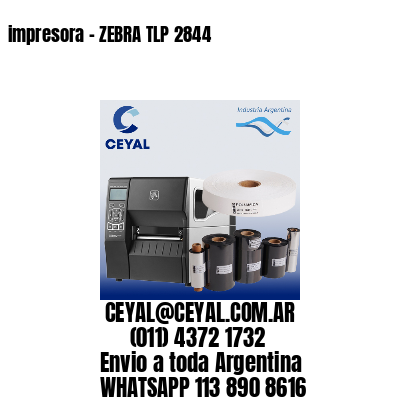 impresora - ZEBRA TLP 2844