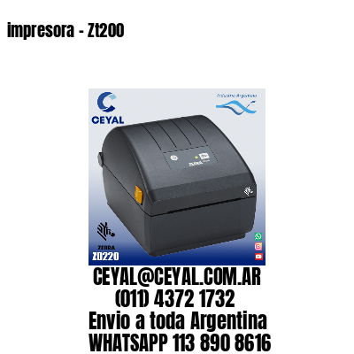 impresora - Zt200