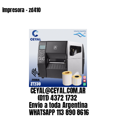 impresora – zd410