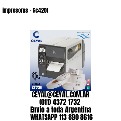 impresoras - Gc420t