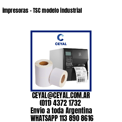 impresoras – TSC modelo industrial