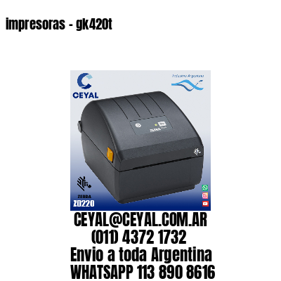 impresoras - gk420t