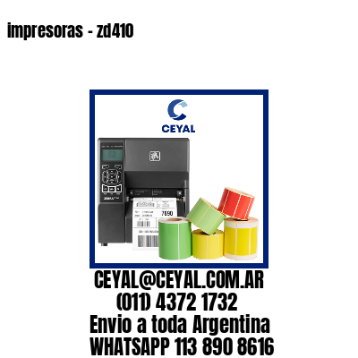 impresoras – zd410