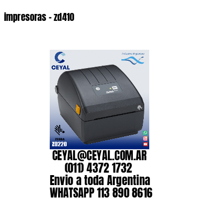 impresoras – zd410