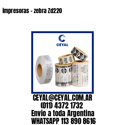 impresoras – zebra Zd220