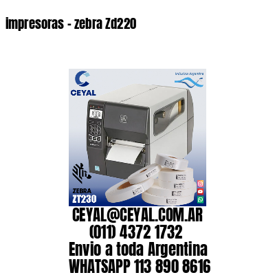 impresoras – zebra Zd220