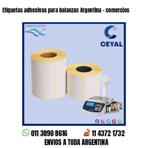 Etiquetas adhesivas para balanzas Argentina – comercios