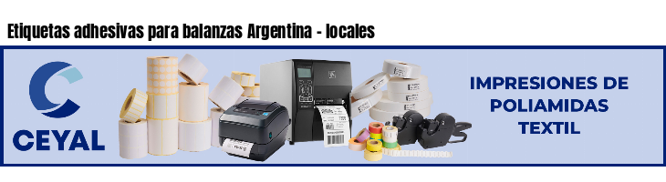 Etiquetas adhesivas para balanzas Argentina - locales