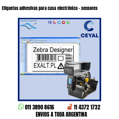 Etiquetas adhesivas para casa electrónica - sensores