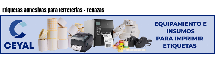 Etiquetas adhesivas para ferreterías - Tenazas