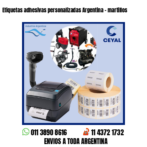Etiquetas adhesivas personalizadas Argentina – martillos
