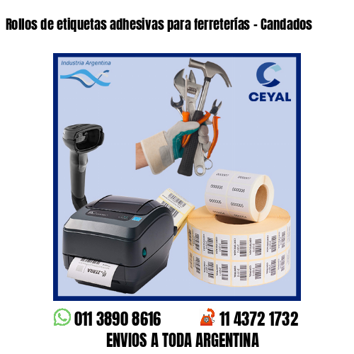 Rollos de etiquetas adhesivas para ferreterías – Candados