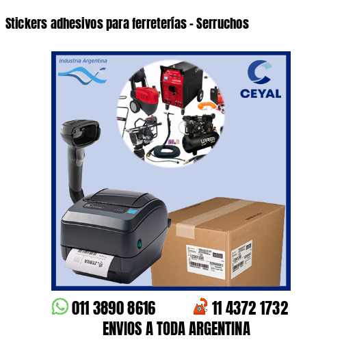 Stickers adhesivos para ferreterías - Serruchos