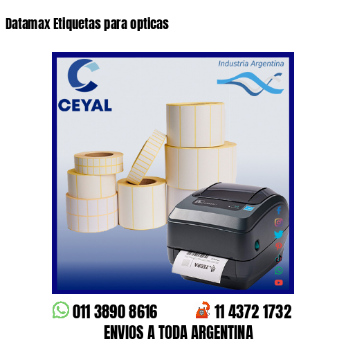 Datamax Etiquetas para opticas