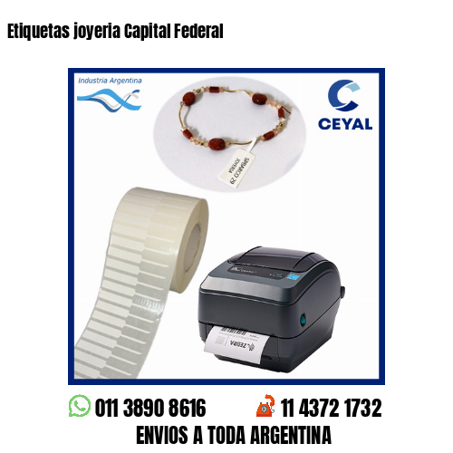 Etiquetas joyeria Capital Federal