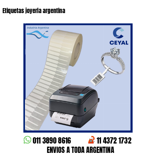 Etiquetas joyeria argentina