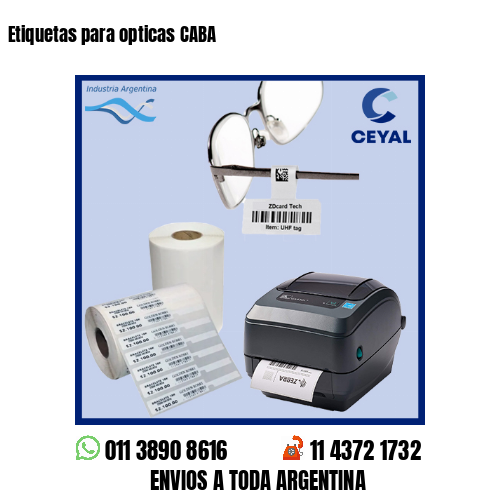 Etiquetas para opticas CABA
