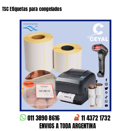 TSC Etiquetas para congelados