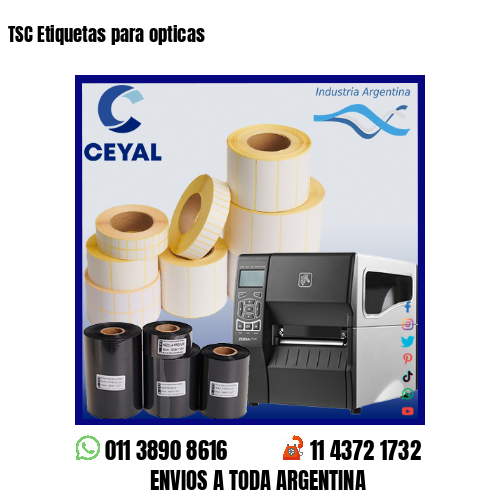 TSC Etiquetas para opticas