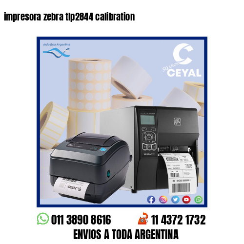 impresora zebra tlp2844 calibration