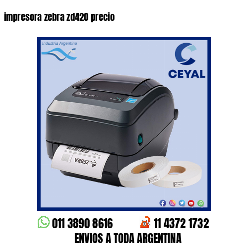 impresora zebra zd420 precio