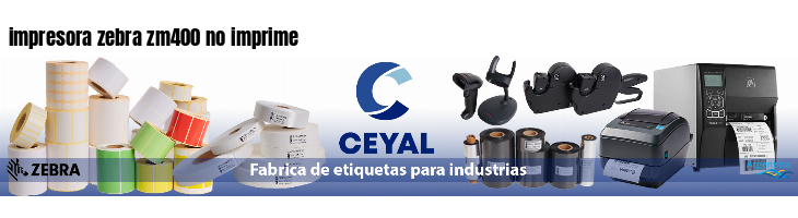 impresora zebra zm400 no imprime