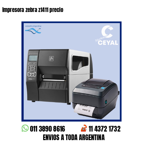 impresora zebra zt411 precio