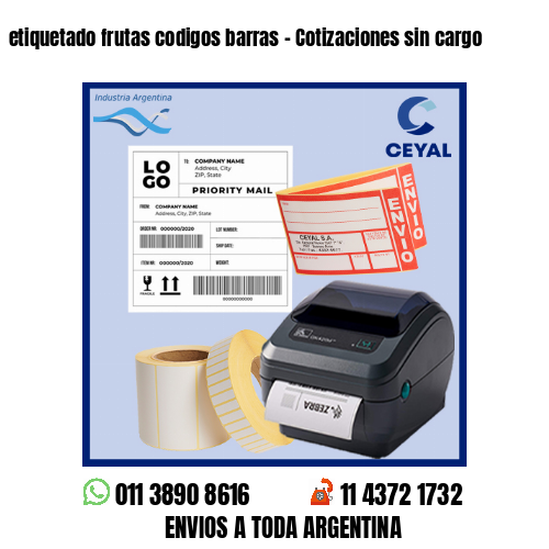 etiquetado frutas codigos barras – Cotizaciones sin cargo