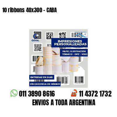 10 ribbons 40x300 - CABA