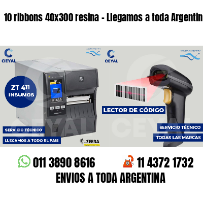 10 ribbons 40x300 resina - Llegamos a toda Argentina