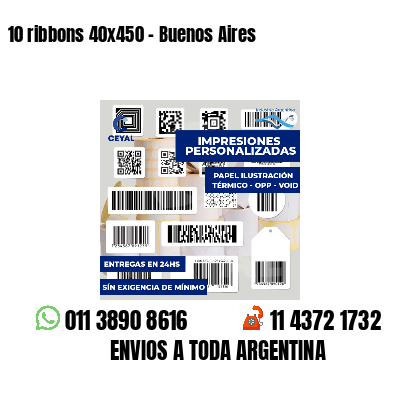 10 ribbons 40x450 - Buenos Aires