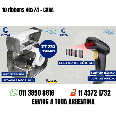 10 ribbons 40x74 - CABA