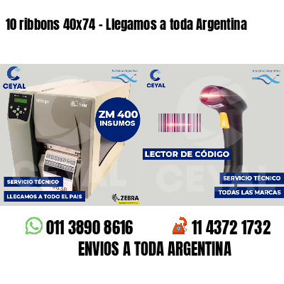 10 ribbons 40x74 - Llegamos a toda Argentina