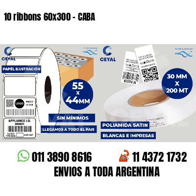 10 ribbons 60x300 - CABA